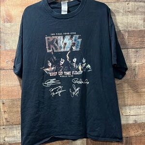 KISS End of the Road World Tour T-Shirt men's 2XL